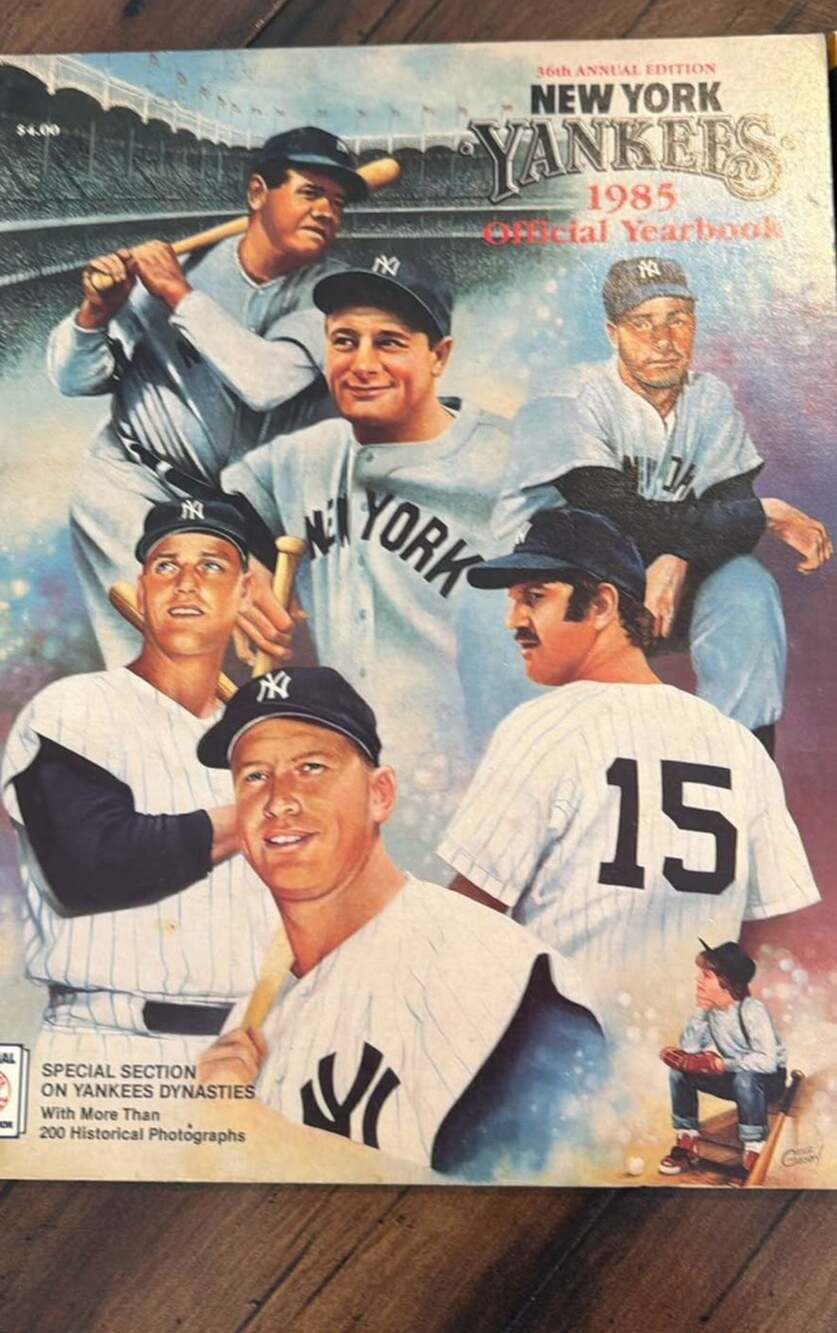 1985 New York Yankees Official Yearbook 36th Annual Edition